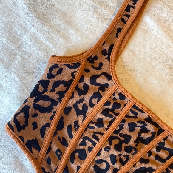 leopard print corset - Picture 2 of 3